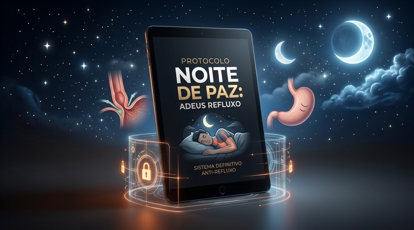 Identidade visual do Protocolo Noite de Paz Adeus Refluxo